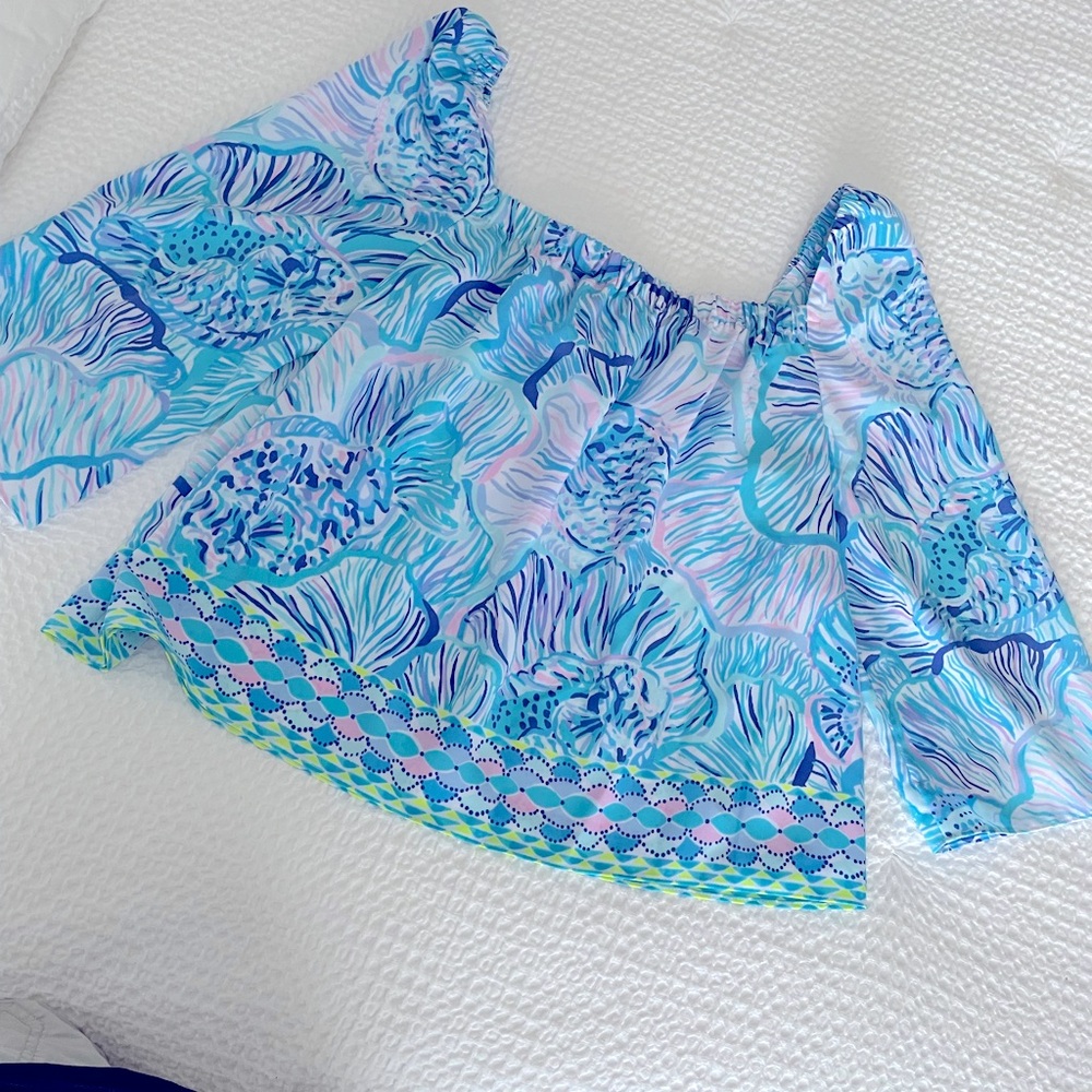 Lily Pulitzer off the shoulder top